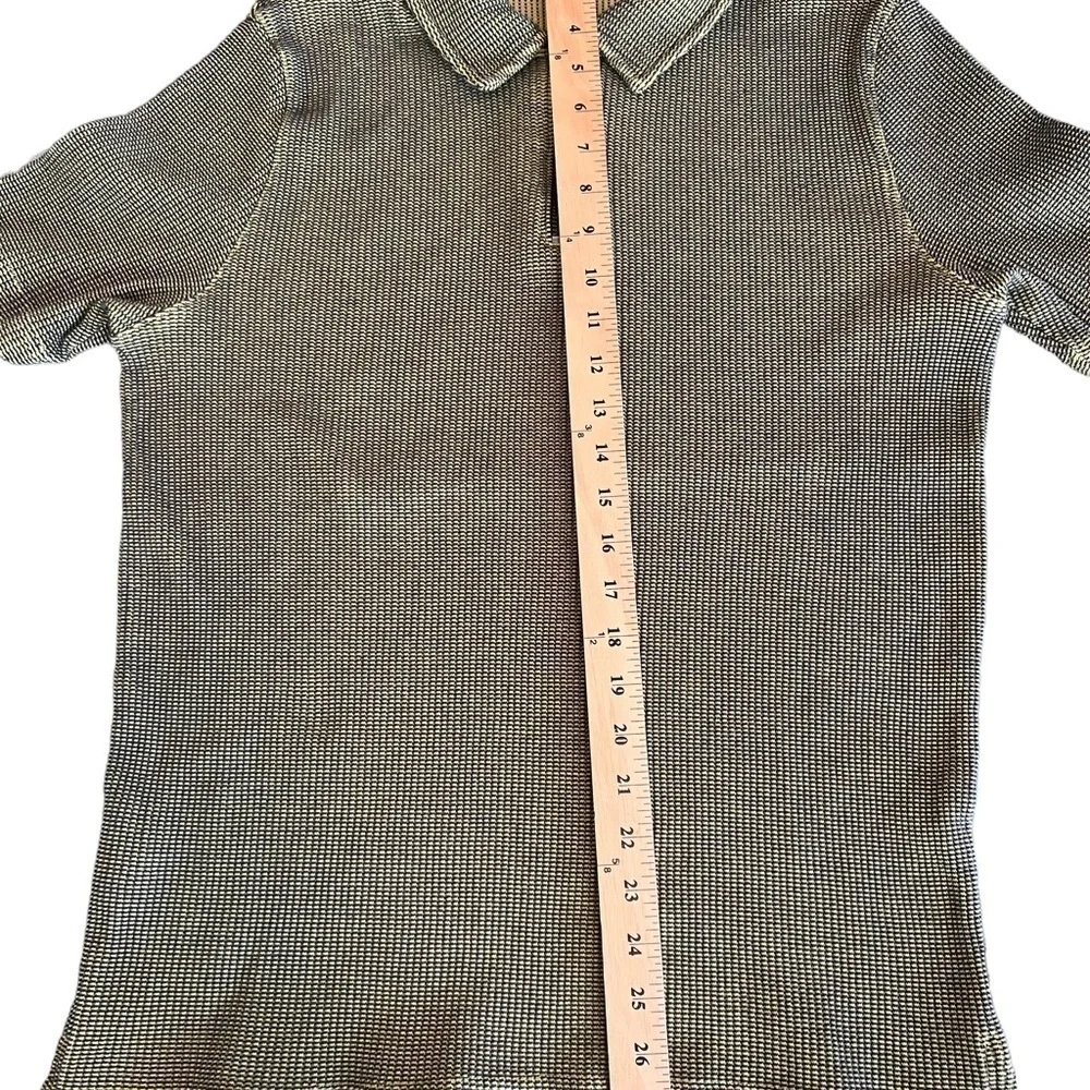TED BAKER
Backley Textured Zip Polo Shirt Size 4 - Picture 7 of 10